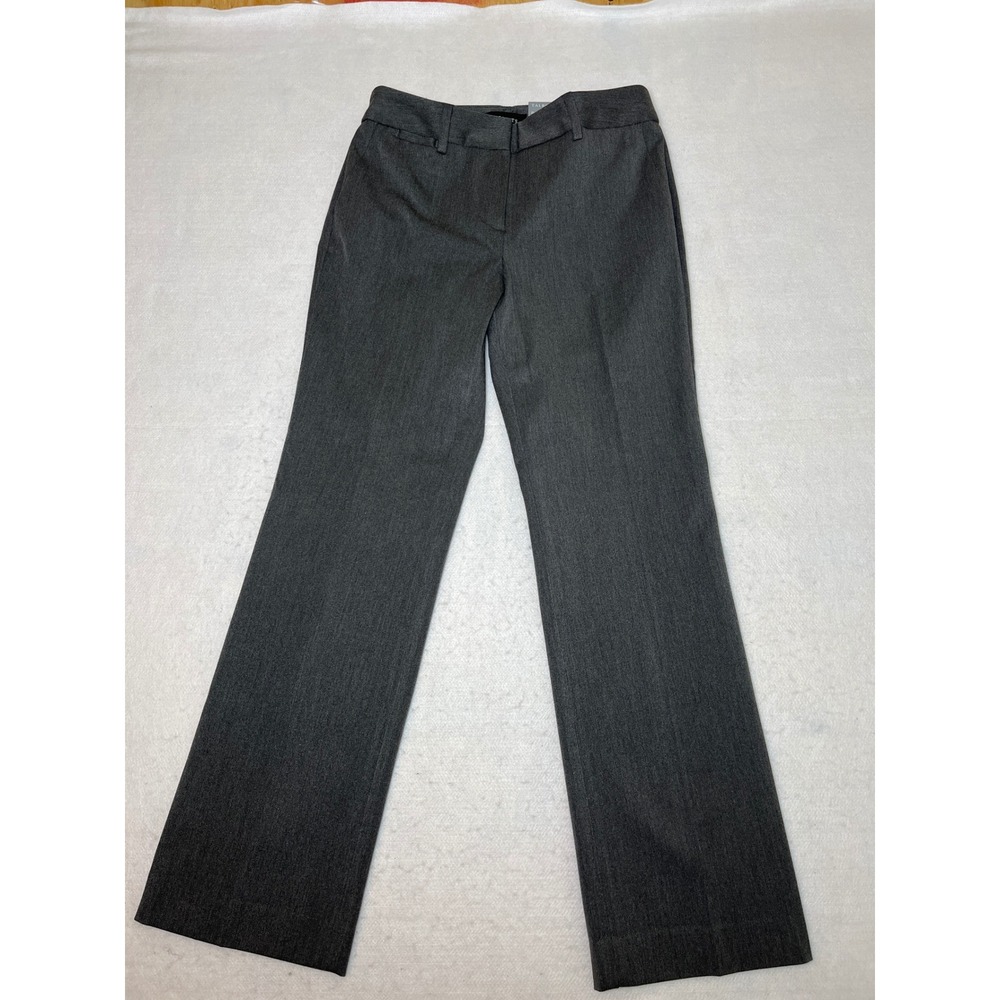 Talbots Barely Boot Dress Pants Charcoal Gray Heather Petite 4P NWT Officecore